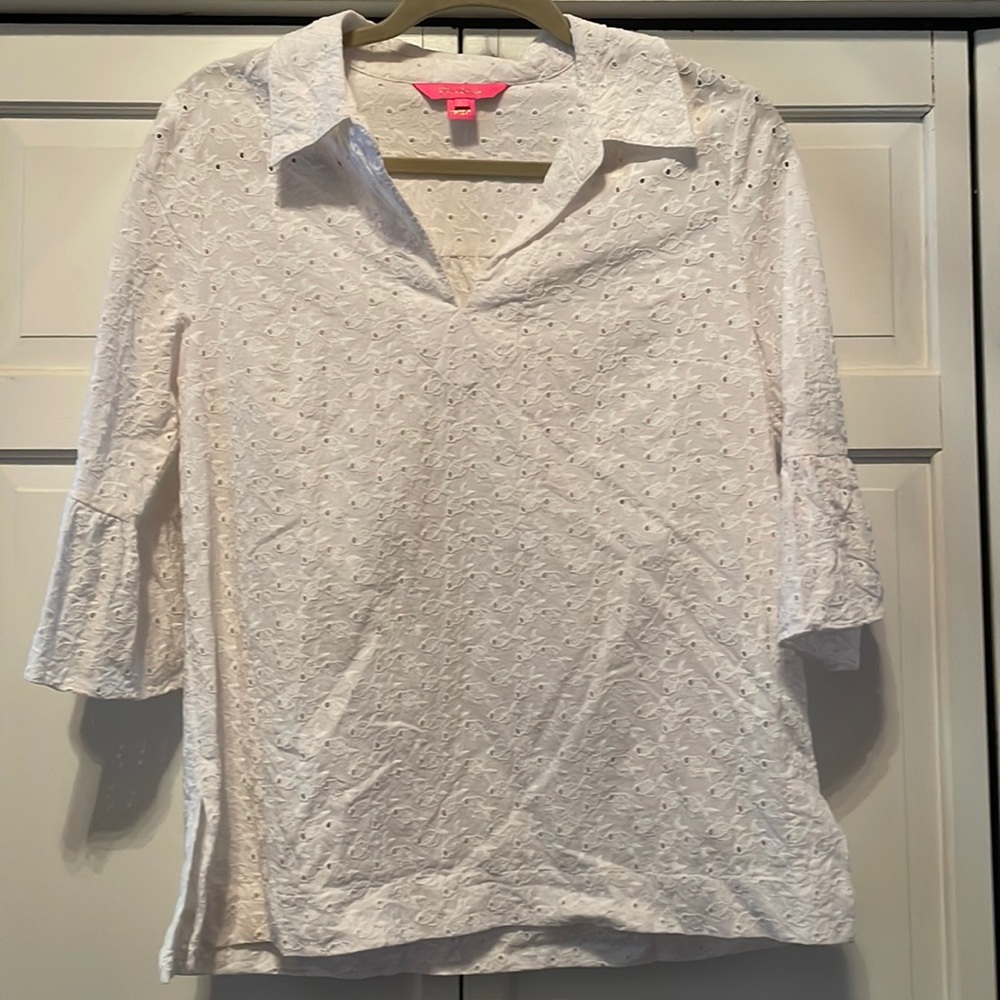 Lilly Pulitzer Ginger Eyelet Top
